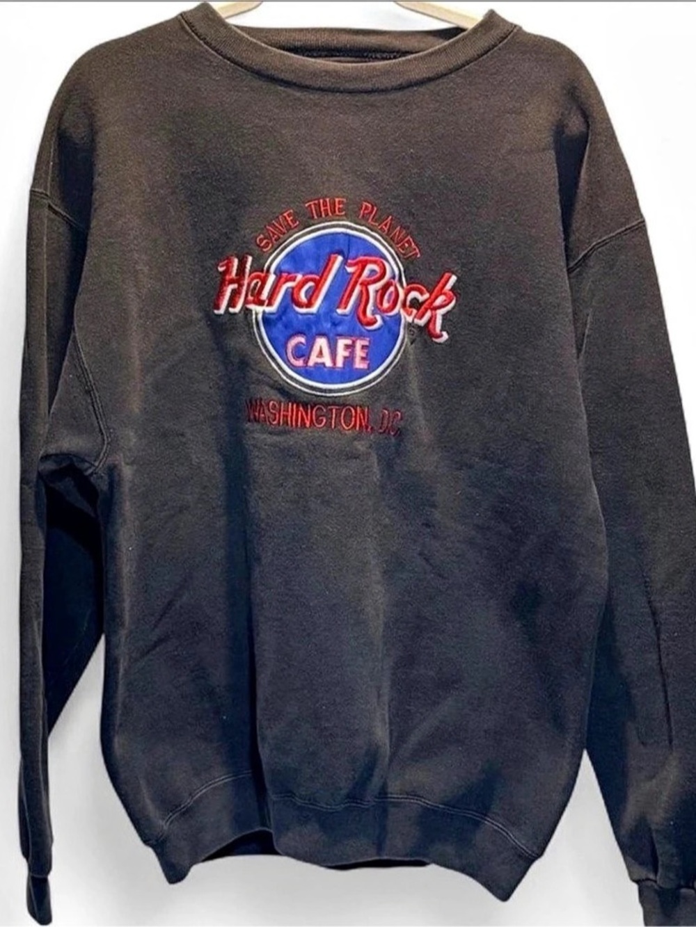 Hard Rock Cafe Save the Planet Washington D.C. Sweatshirt Medium